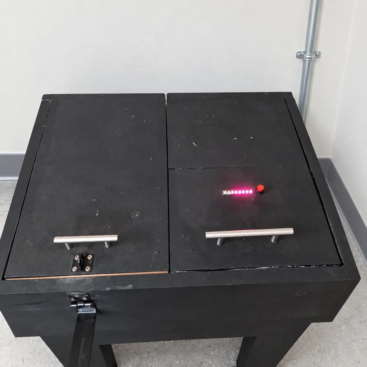 Completed dual-door smart key locker at Dilax Chemical